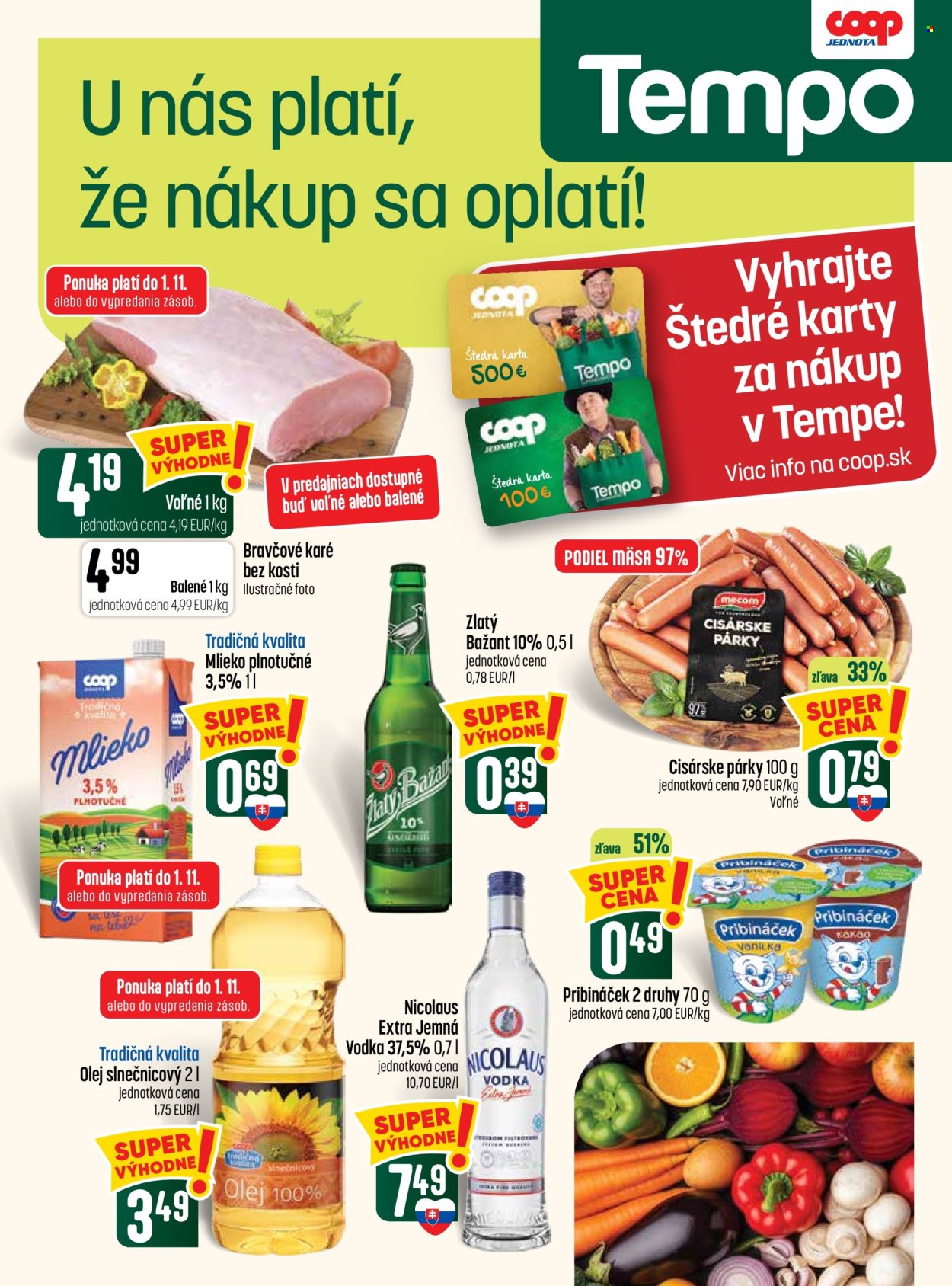 Leták COOP Jednota - 29.10.2026 - 4.11.2026. Strana 16