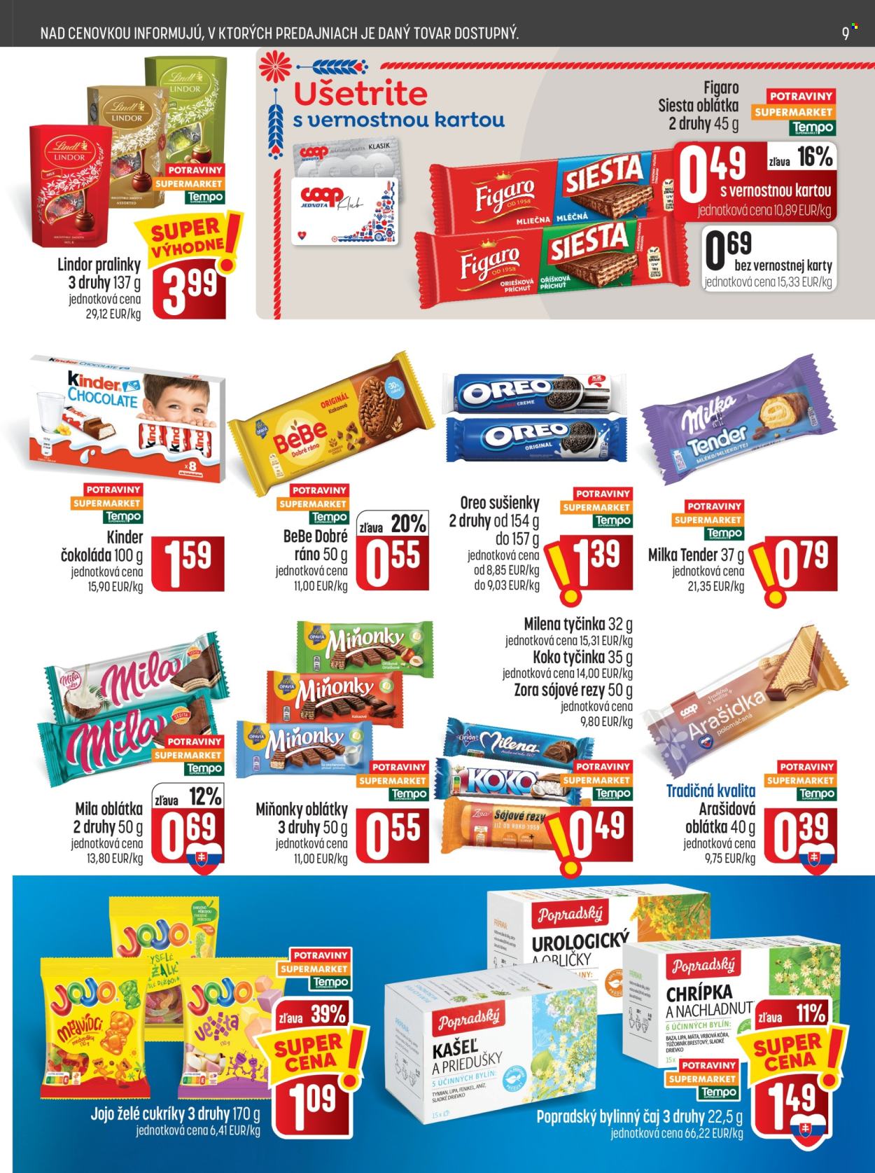 Leták COOP Jednota - 29.10.2026 - 4.11.2026. Strana 9