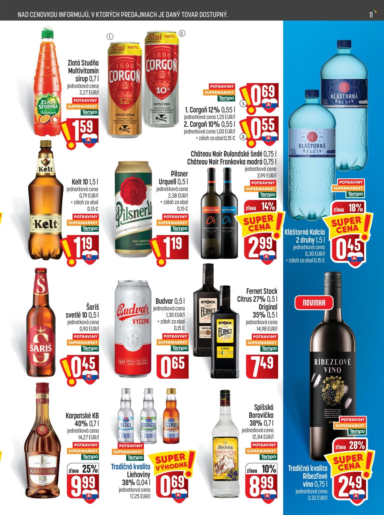 Leták COOP Jednota - 29.10.2026 - 4.11.2026. Strana 11