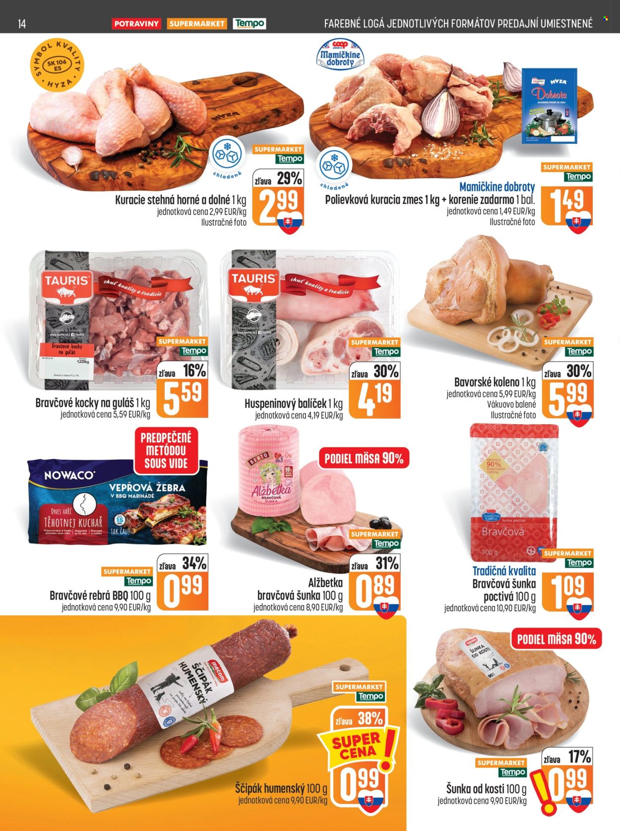 Leták COOP Jednota - 29.10.2026 - 4.11.2026. Strana 14