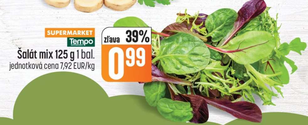 Šalát mix 125 g 1 bal.