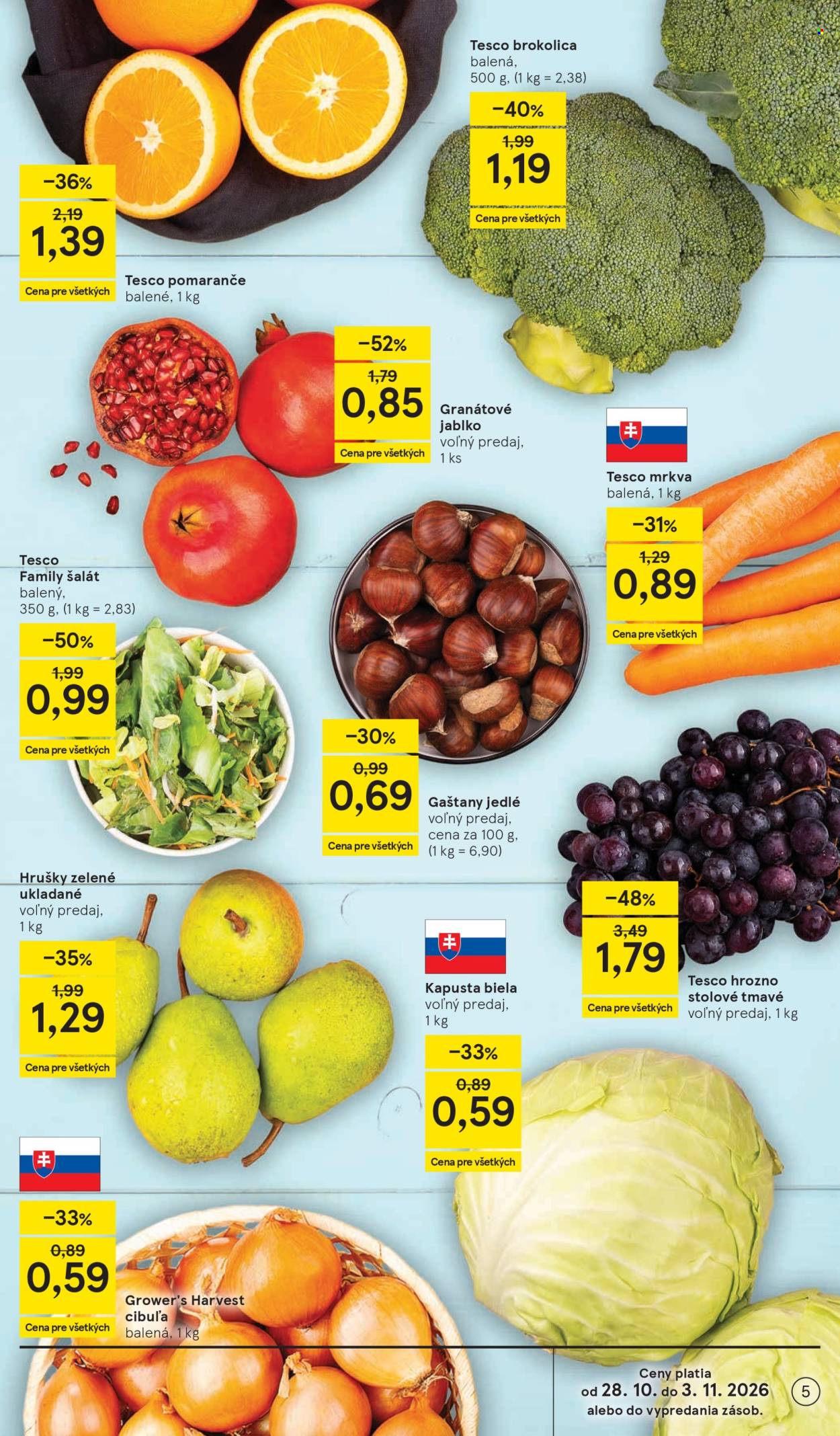 Leták TESCO - 28.10.2026 - 3.11.2026. Strana 5