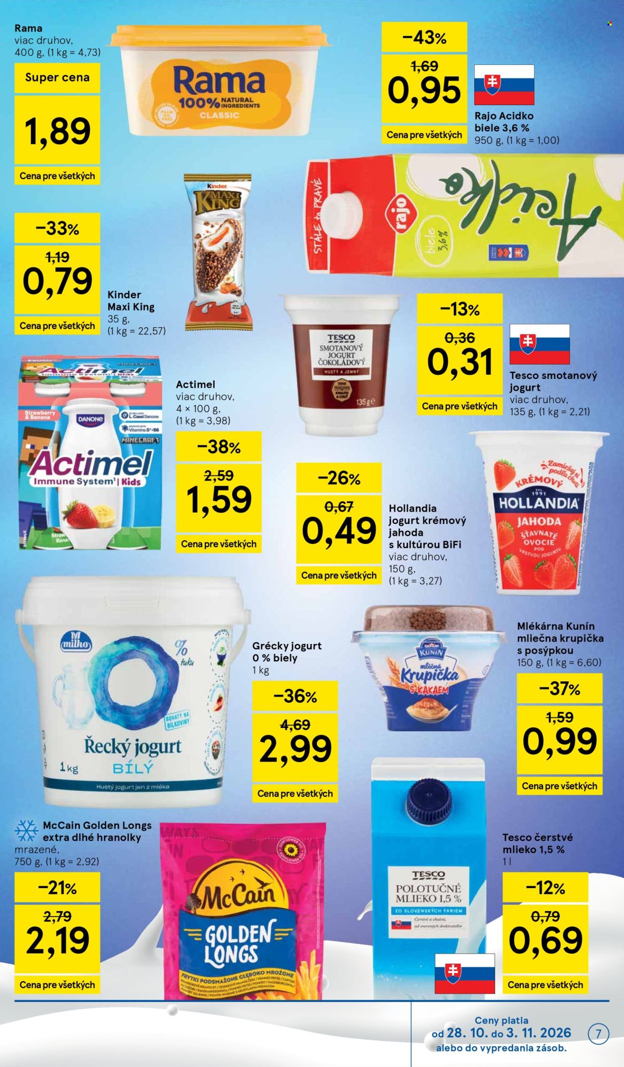 Leták TESCO - 28.10.2026 - 3.11.2026. Strana 7