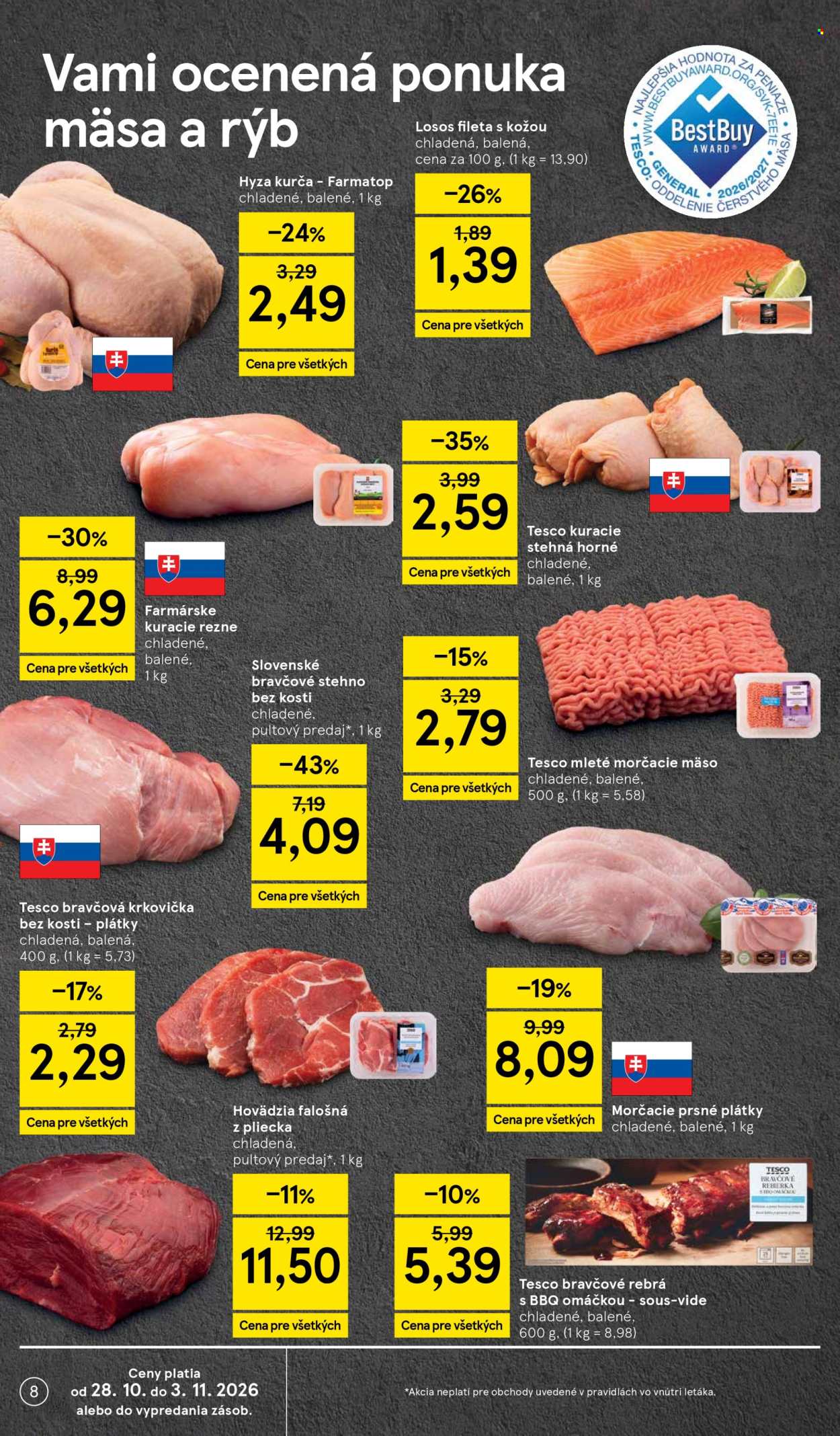 Leták TESCO - 28.10.2026 - 3.11.2026. Strana 8