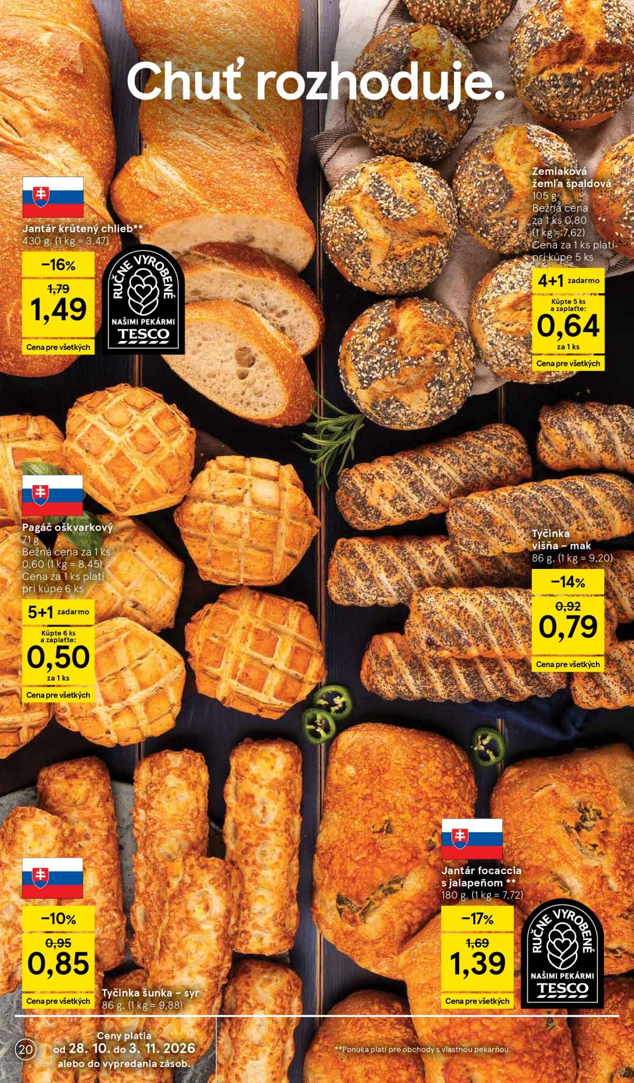 Leták TESCO - 28.10.2026 - 3.11.2026. Strana 20