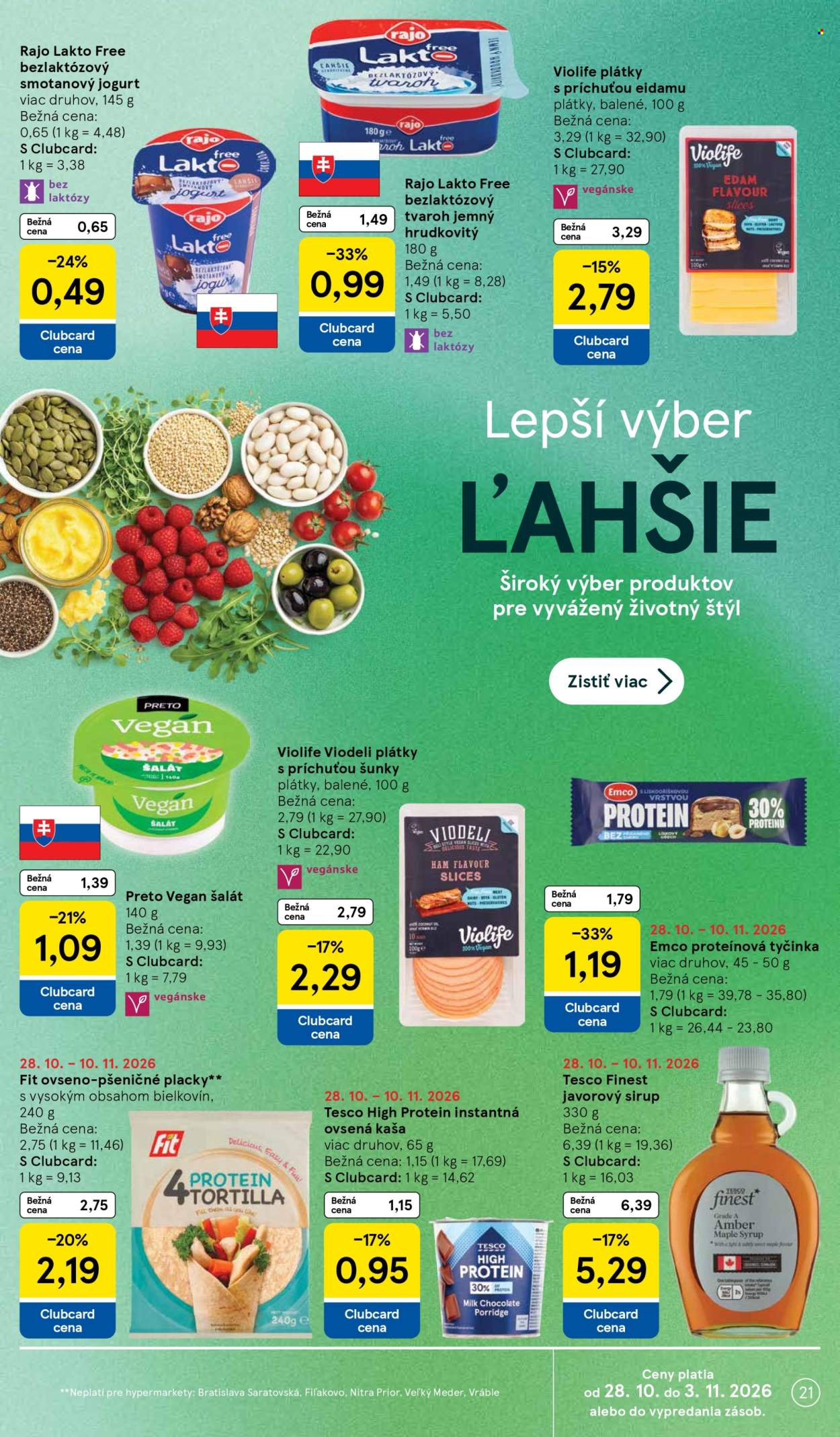 Leták TESCO - 28.10.2026 - 3.11.2026. Strana 21