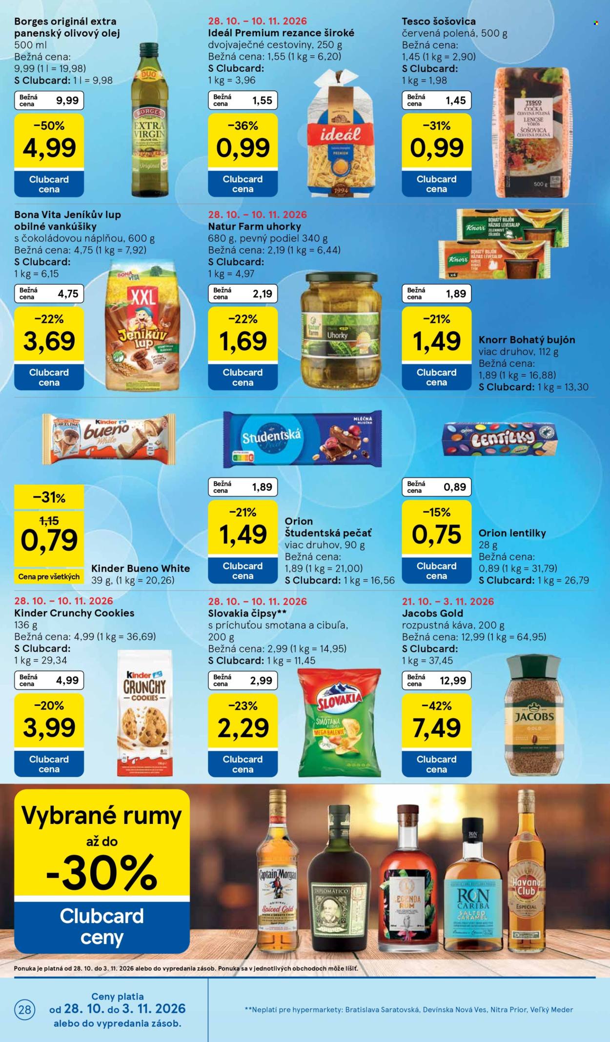 Leták TESCO - 28.10.2026 - 3.11.2026. Strana 28