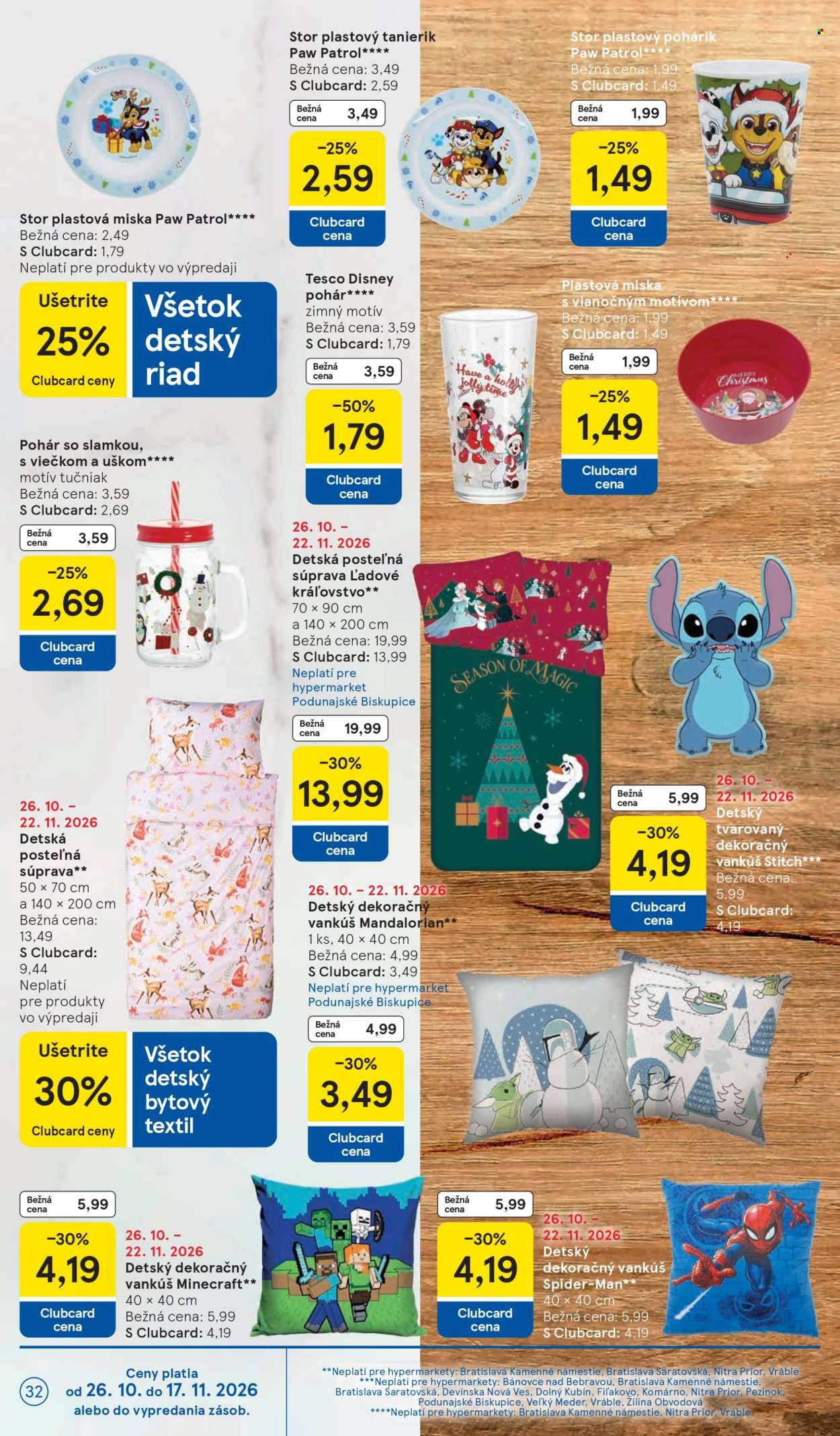 Leták TESCO - 28.10.2026 - 3.11.2026. Strana 32