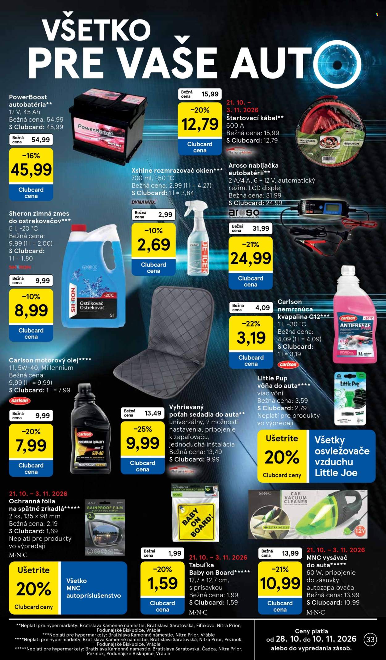 Leták TESCO - 28.10.2026 - 3.11.2026. Strana 33