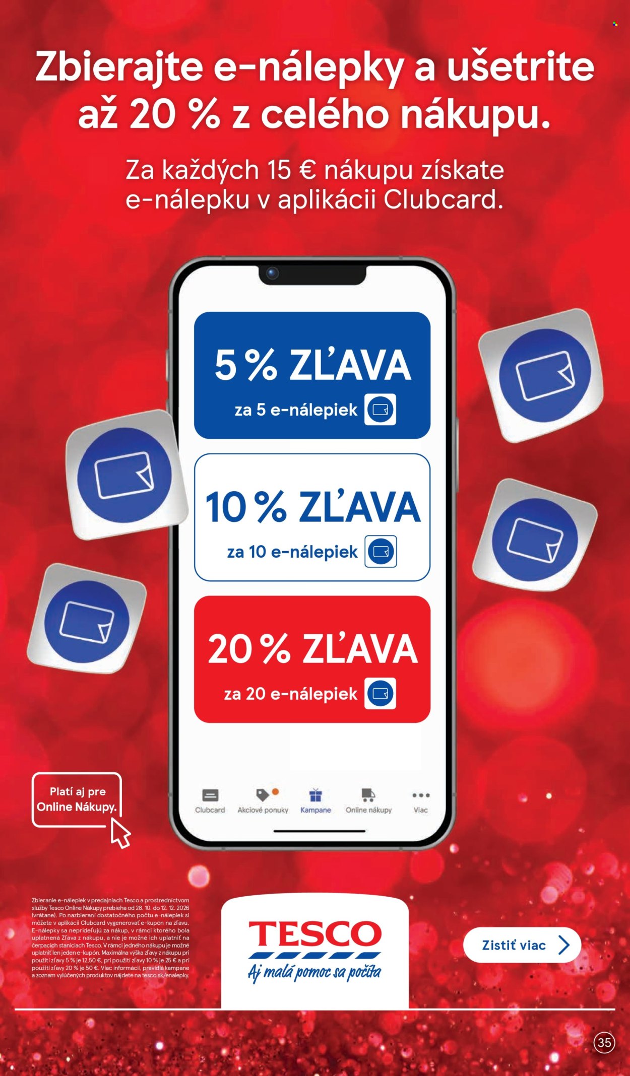 Leták TESCO - 28.10.2026 - 3.11.2026. Strana 35