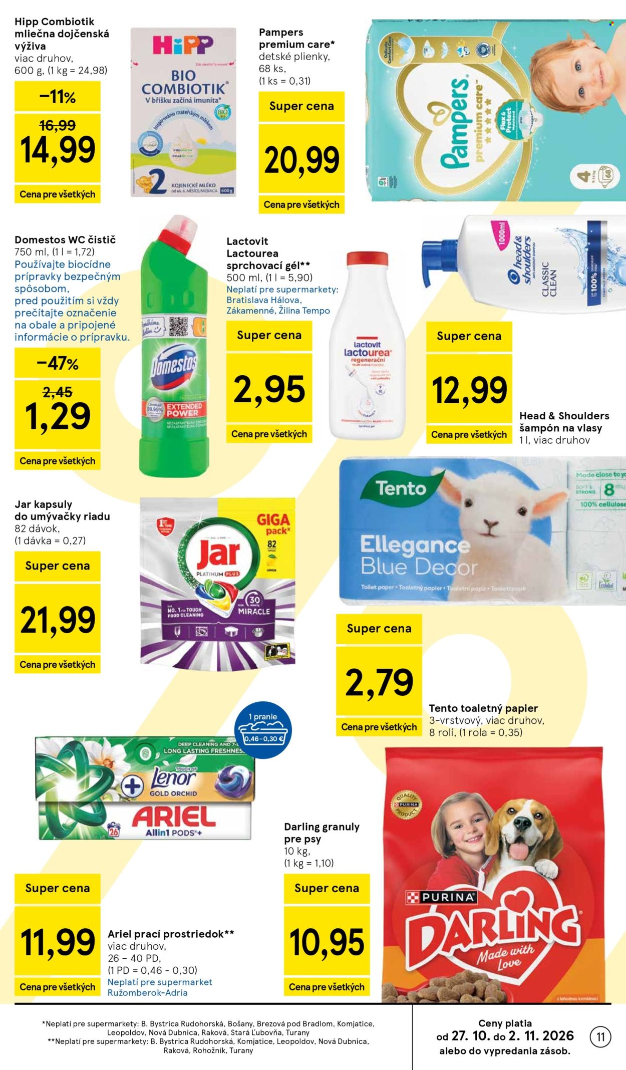 Leták TESCO supermarket - 28.10.2026 - 3.11.2026. Strana 11