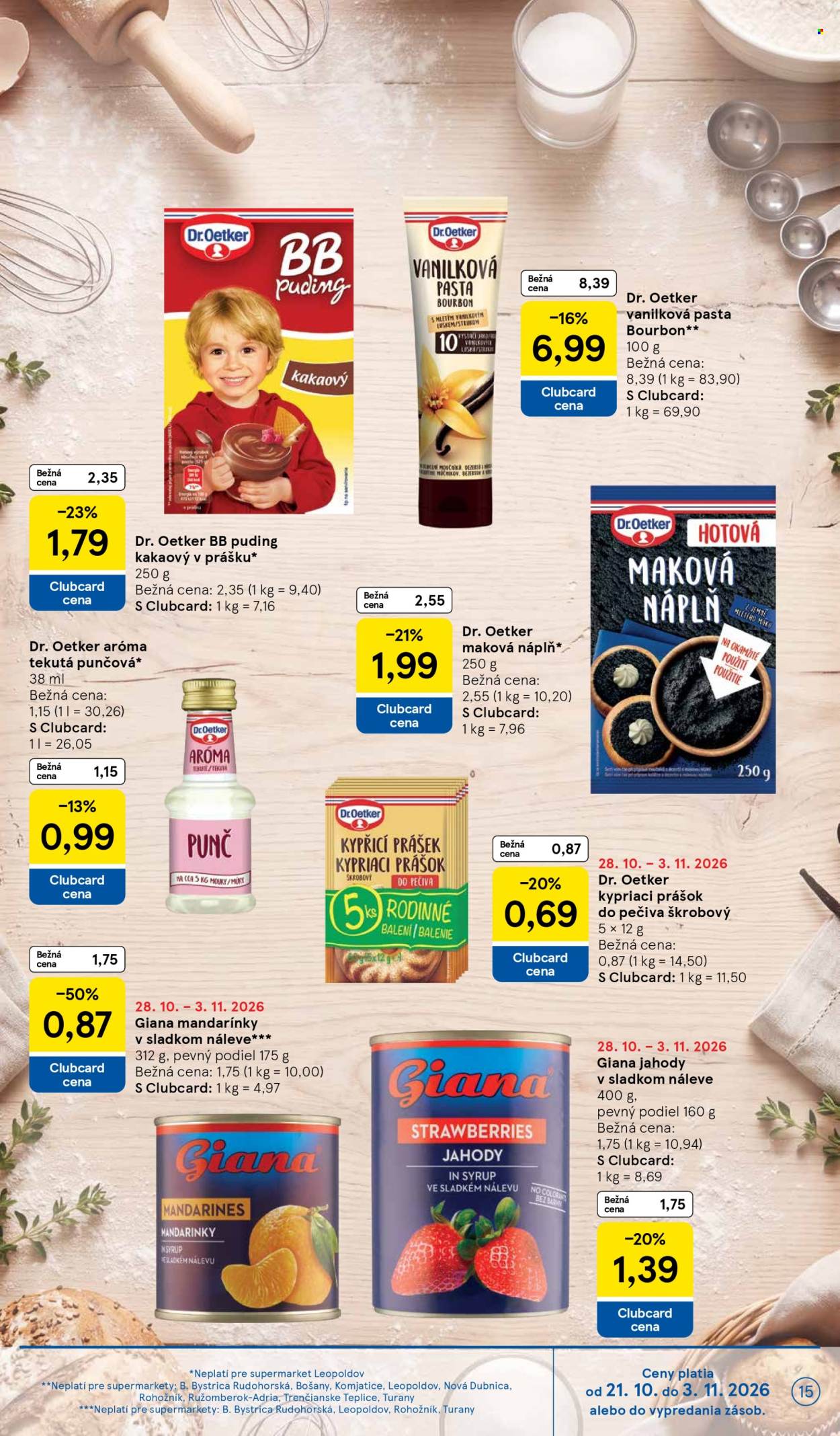 Leták TESCO supermarket - 28.10.2026 - 3.11.2026. Strana 15