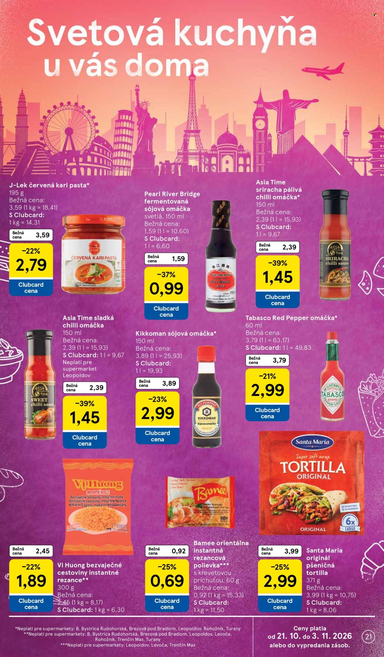 Leták TESCO supermarket - 28.10.2026 - 3.11.2026. Strana 21