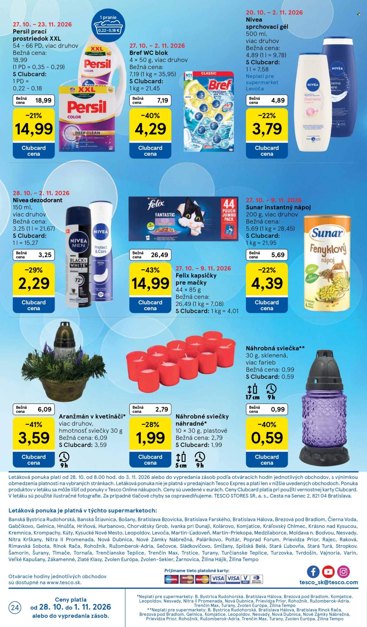 Leták TESCO supermarket - 28.10.2026 - 3.11.2026. Strana 24