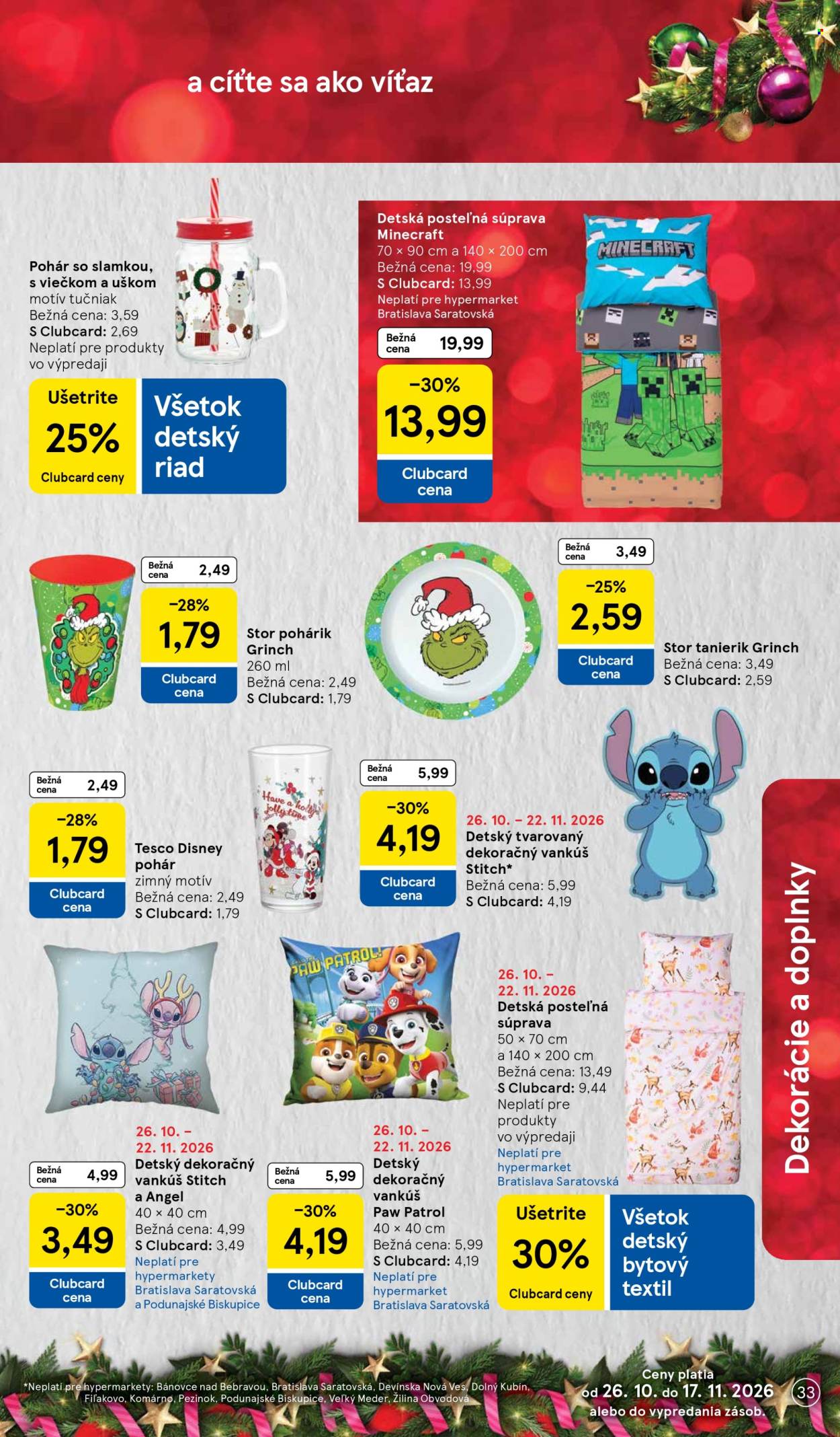 Leták TESCO hypermarket - 26.10.2026 - 16.11.2026. Strana 33