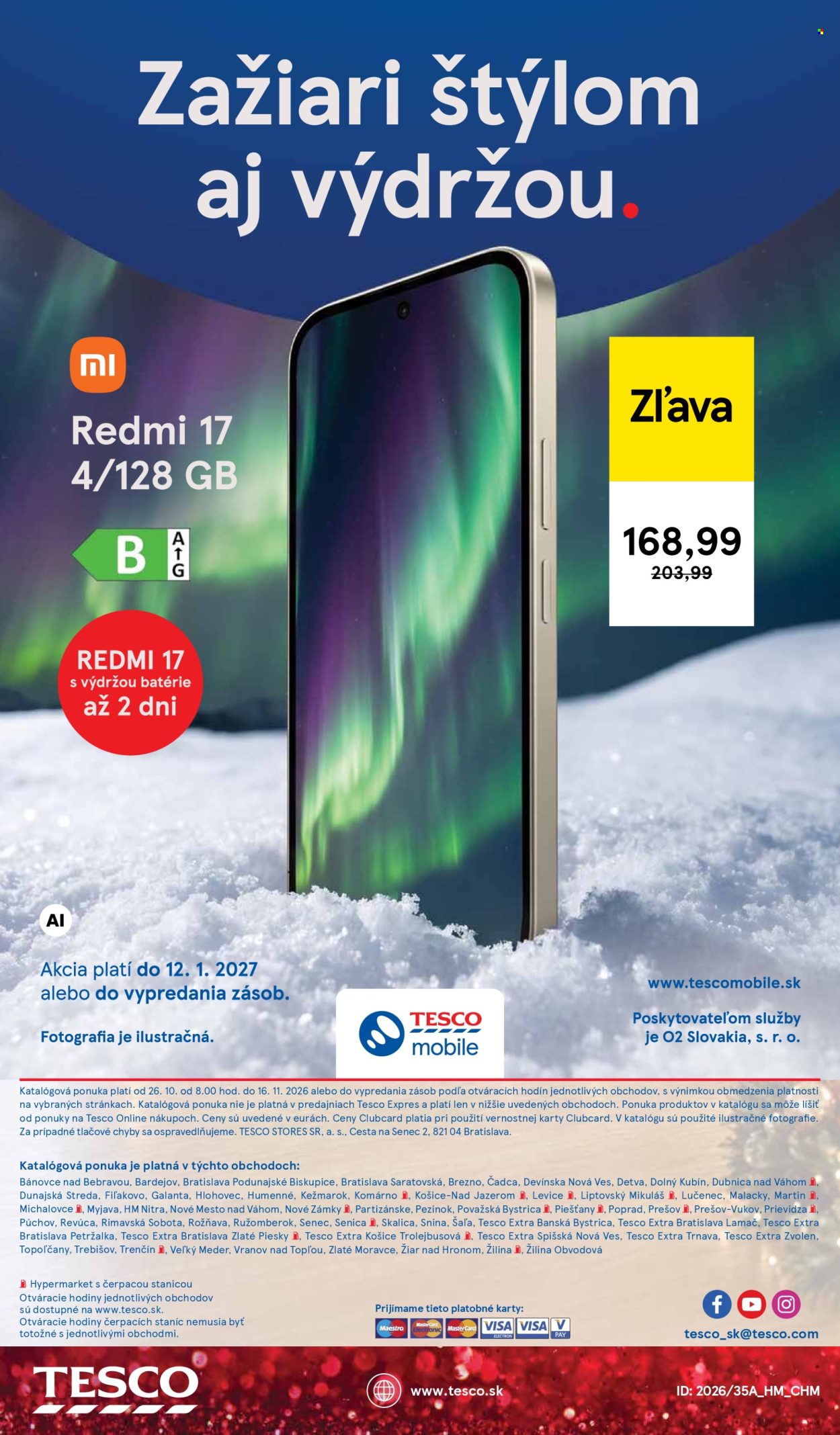 Leták TESCO hypermarket - 26.10.2026 - 16.11.2026. Strana 36