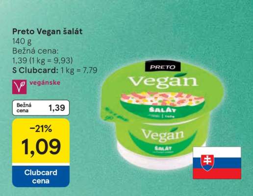 Preto Vegan šalát
