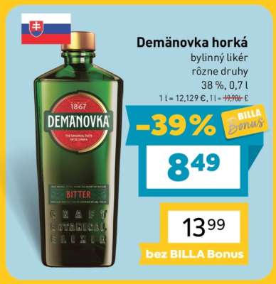 Demänovka horká