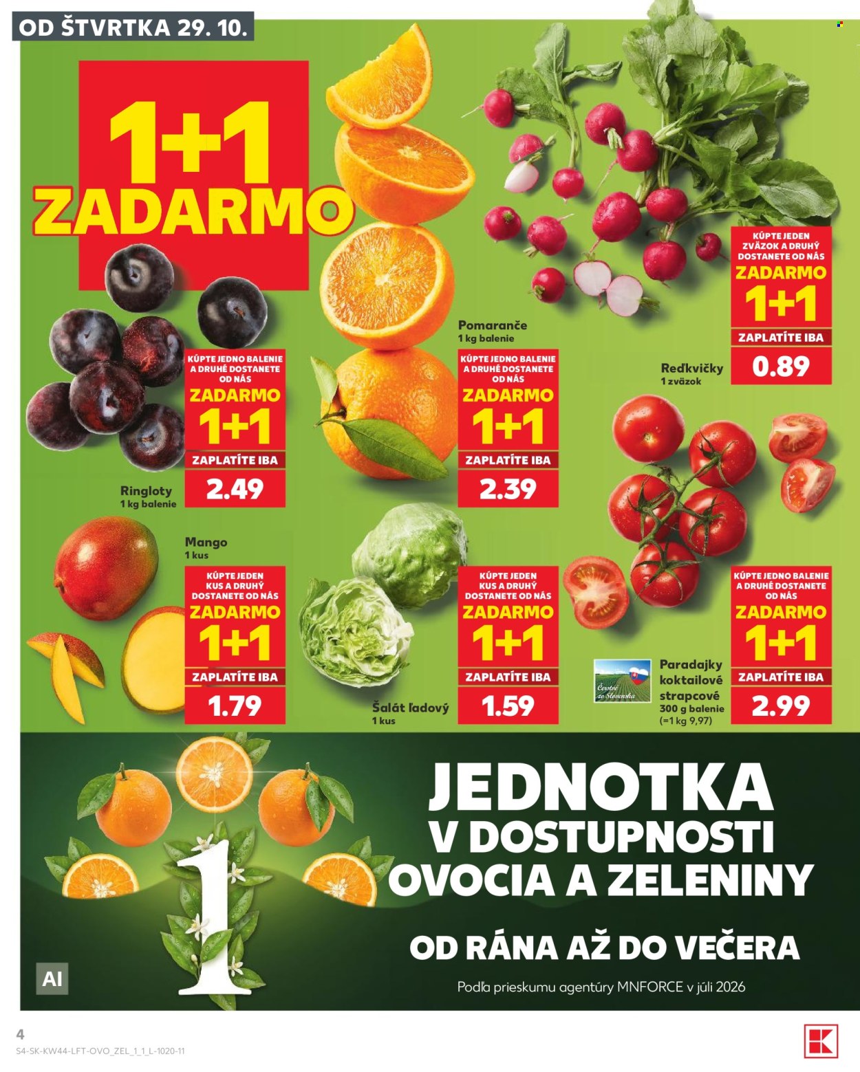Leták Kaufland - 29.10.2026 - 4.11.2026. Strana 4