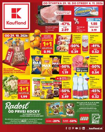 Leták Kaufland - 29.10.2026 - 4.11.2026.