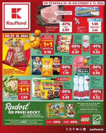 Leták Kaufland - 29.10.2026 - 4.11.2026.