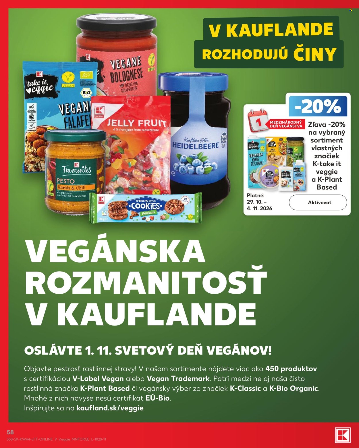 Leták Kaufland - 29.10.2026 - 4.11.2026. Strana 58