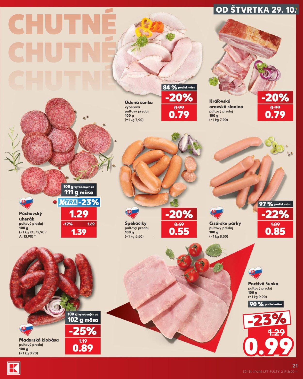 Leták Kaufland - 29.10.2026 - 4.11.2026. Strana 21