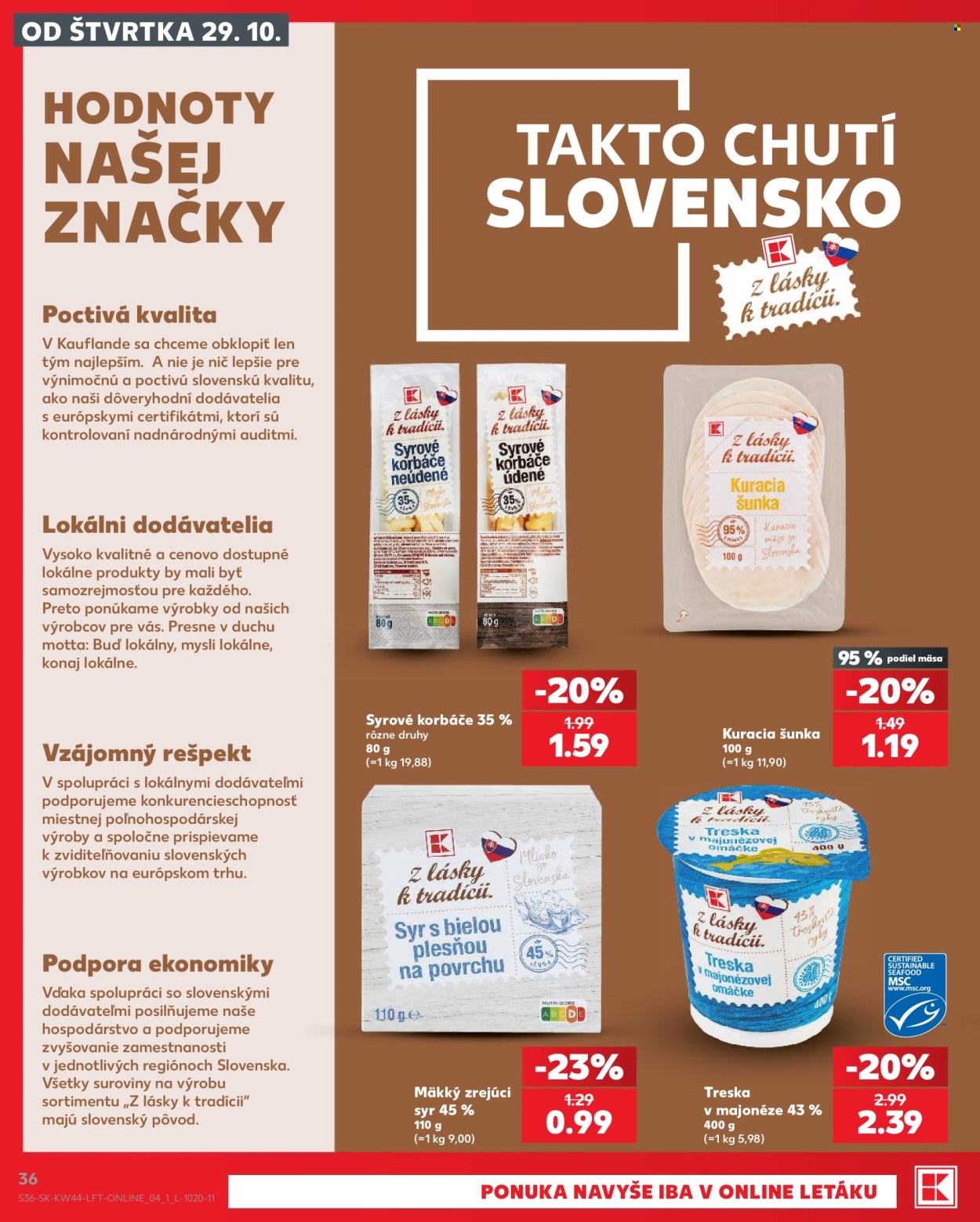 Leták Kaufland - 29.10.2026 - 4.11.2026. Strana 36