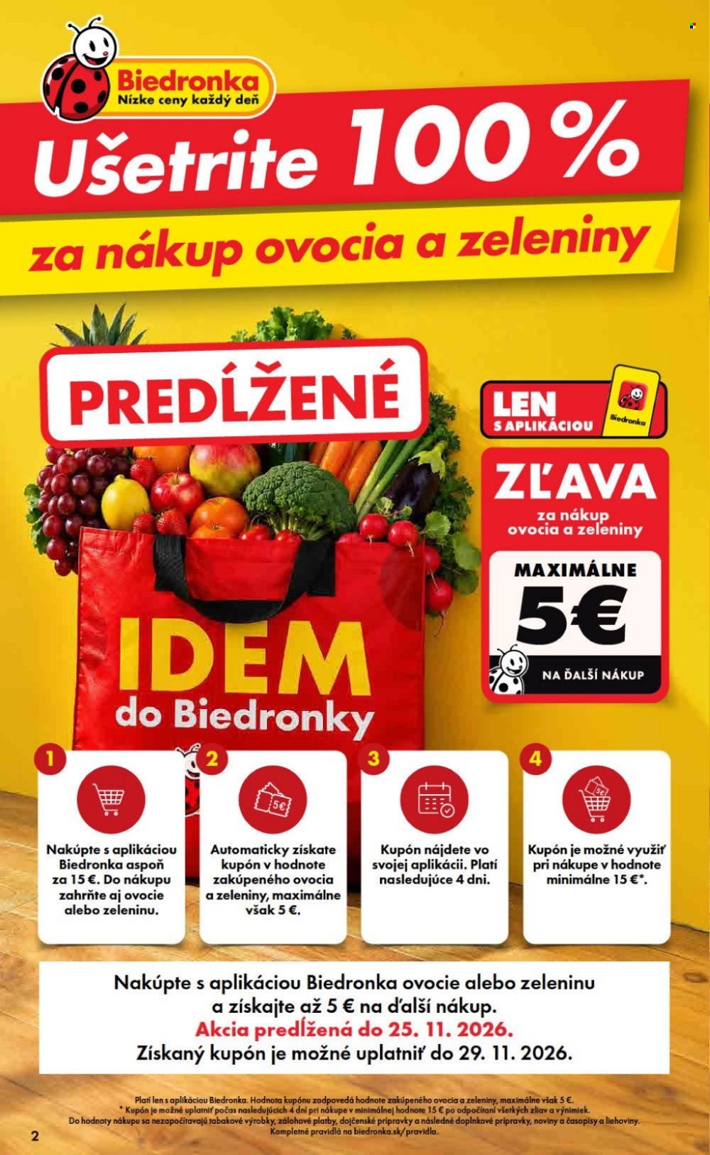 Leták Biedronka - 29.10.2026 - 4.11.2026. Strana 2