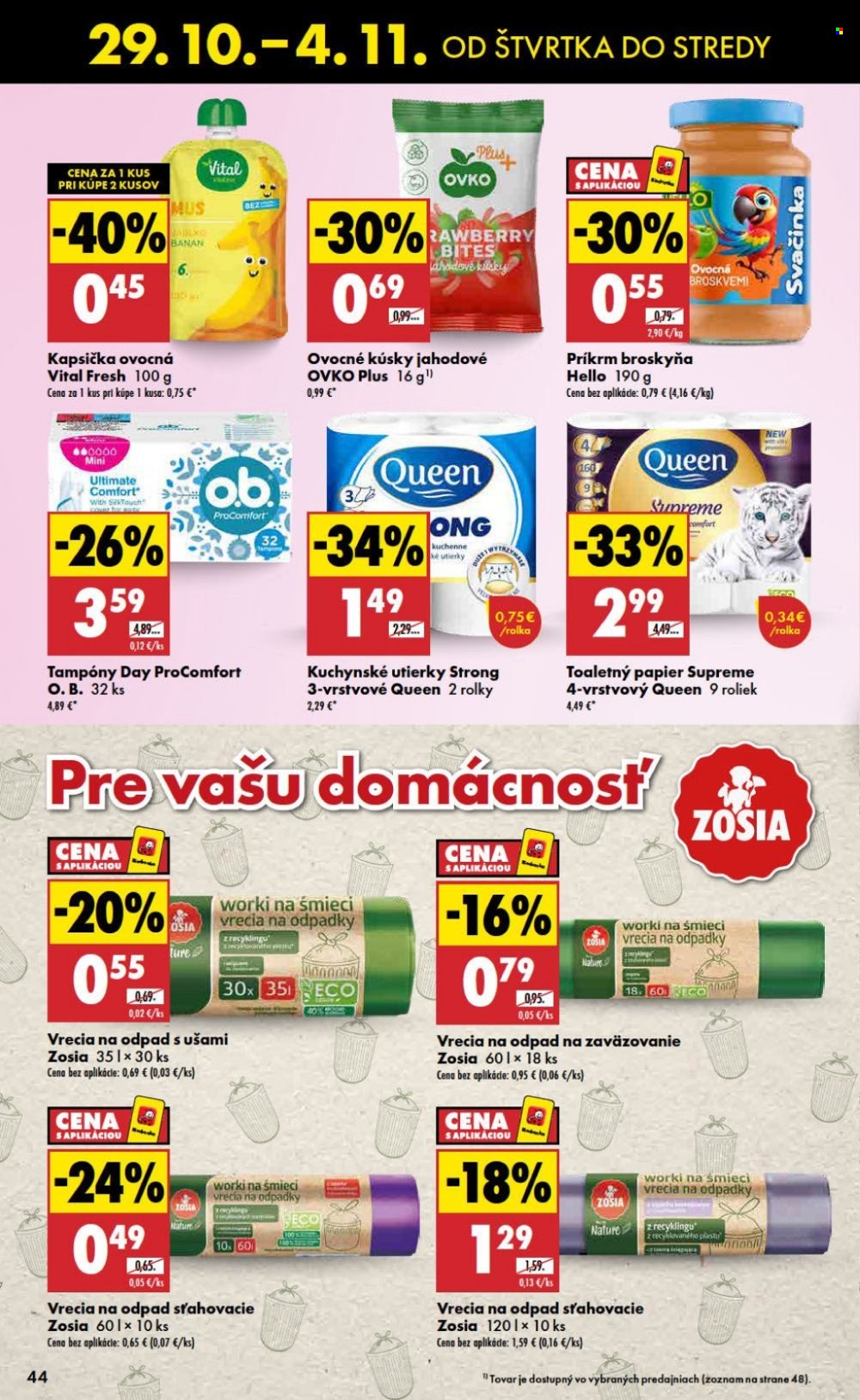 Leták Biedronka - 29.10.2026 - 4.11.2026. Strana 44