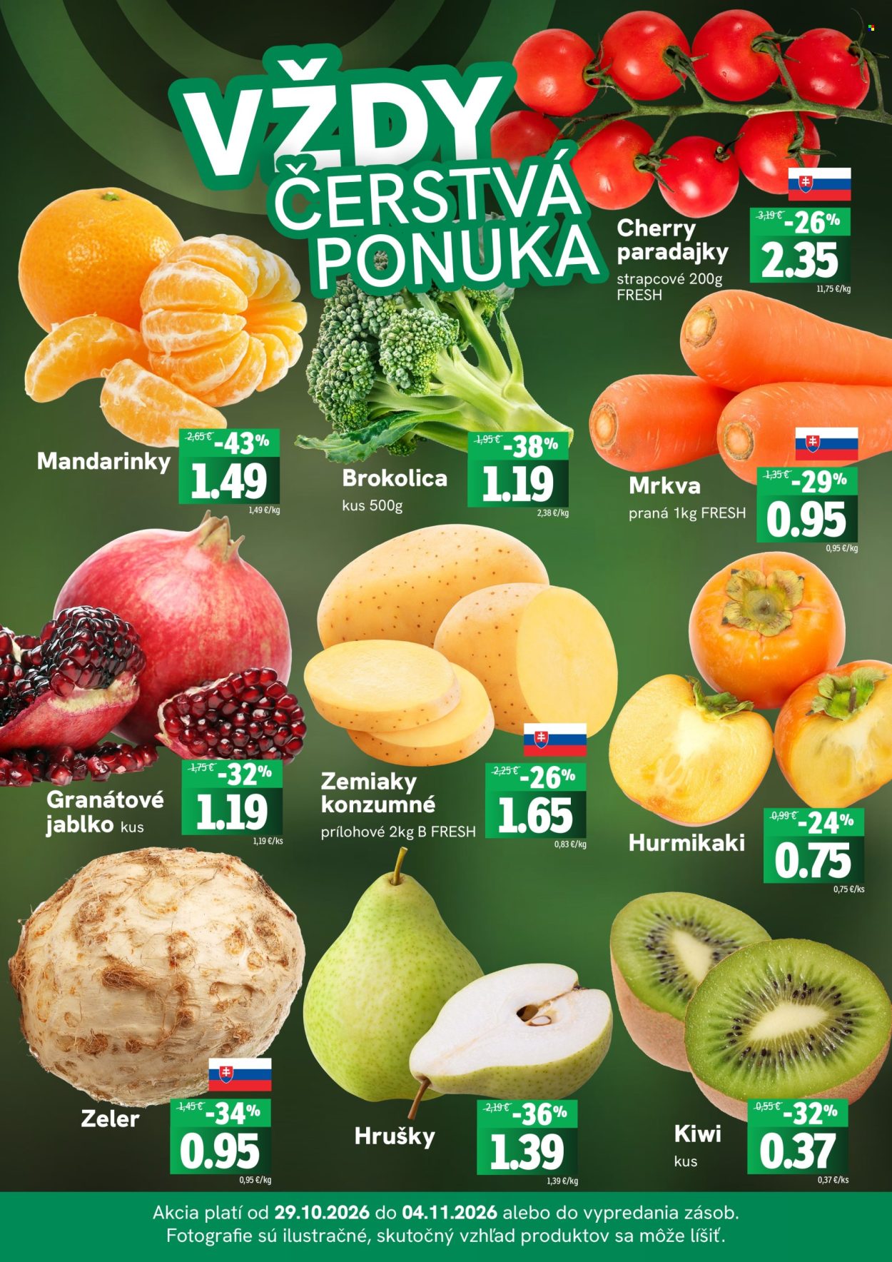Leták FRESH - 29.10.2026 - 4.11.2026. Strana 3