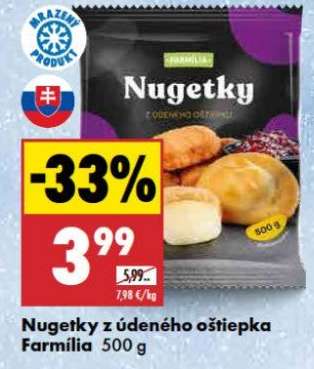 Nuggetky z údeného oštiepka Farmília 500 g