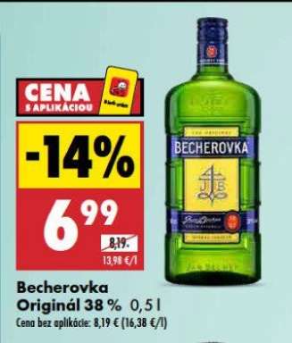 Becherovka Originál 38 % 0,5 l