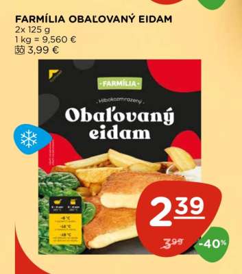 FARMÍLIA OBAĽOVANÝ EIDAM