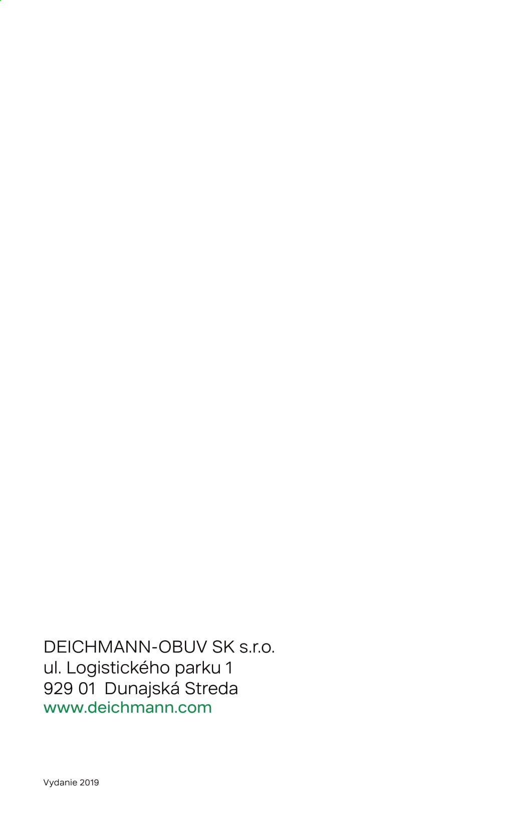 Leták Deichmann. Strana 20.